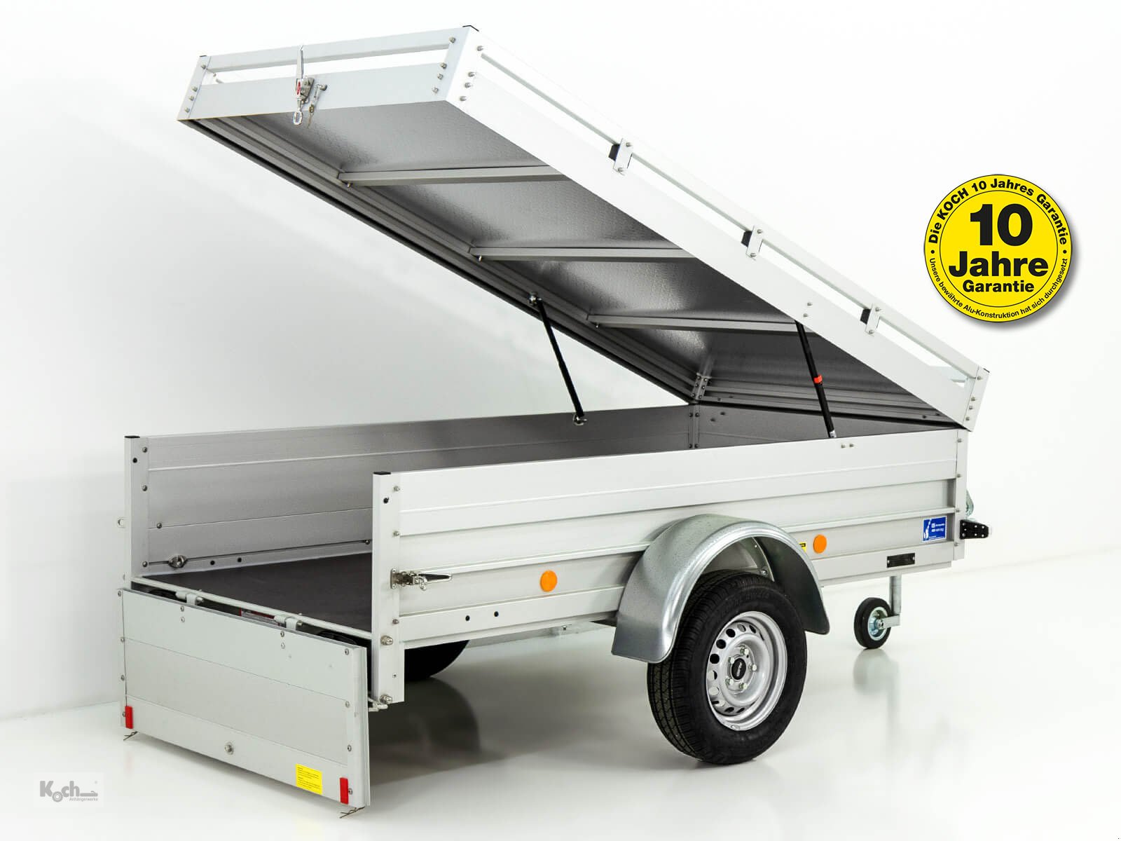 Anhänger des Typs Koch Deckelanhänger 125x250cm Höhe:50cm 750kg|Typ U4|Angebot (Ko10400475So), Neumaschine in Winsen (Luhe) (Bild 1)